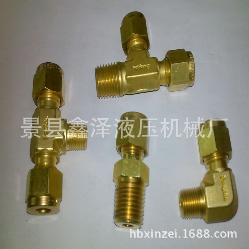 厂家直供不锈钢直通卡套管接头 卡套式液压接头可加工制作