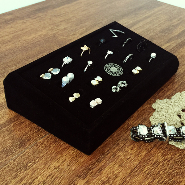 戒指收纳展示道具戒指盘戒指盒展示板手饰古风饰品饰盒首饰架