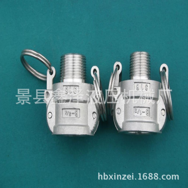 批发304不锈钢接头直通终端接头仪表管卡套式管接头直通过渡接头