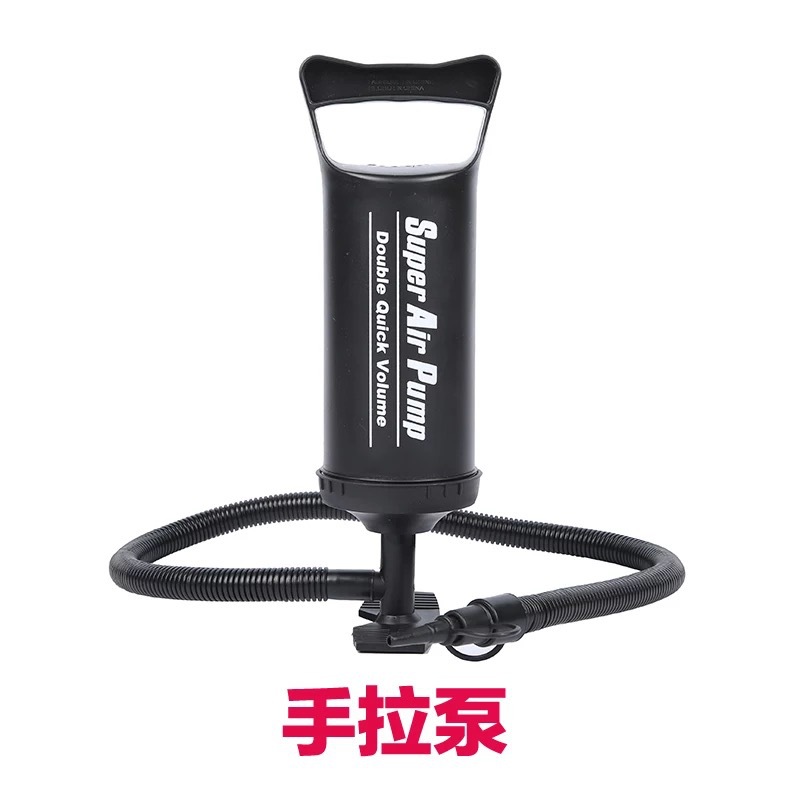 充气玩具配件三接口手拉式气泵打气筒