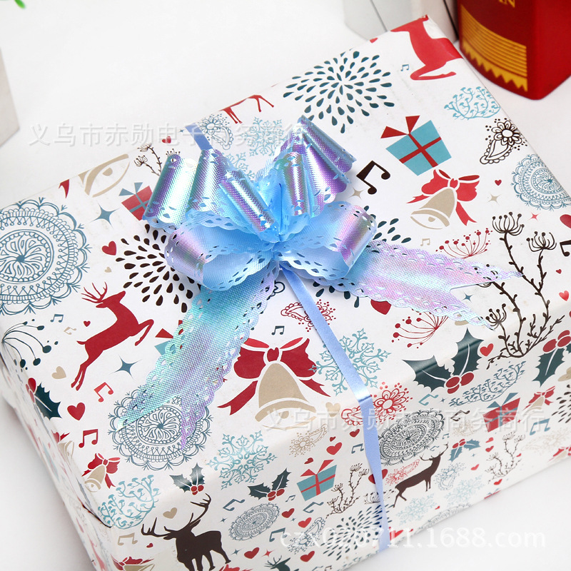 No. 30 color Iris encaje mano-Tirado flor boda coche decoración regalo caja corbata flor boda coche tirar flor cinta