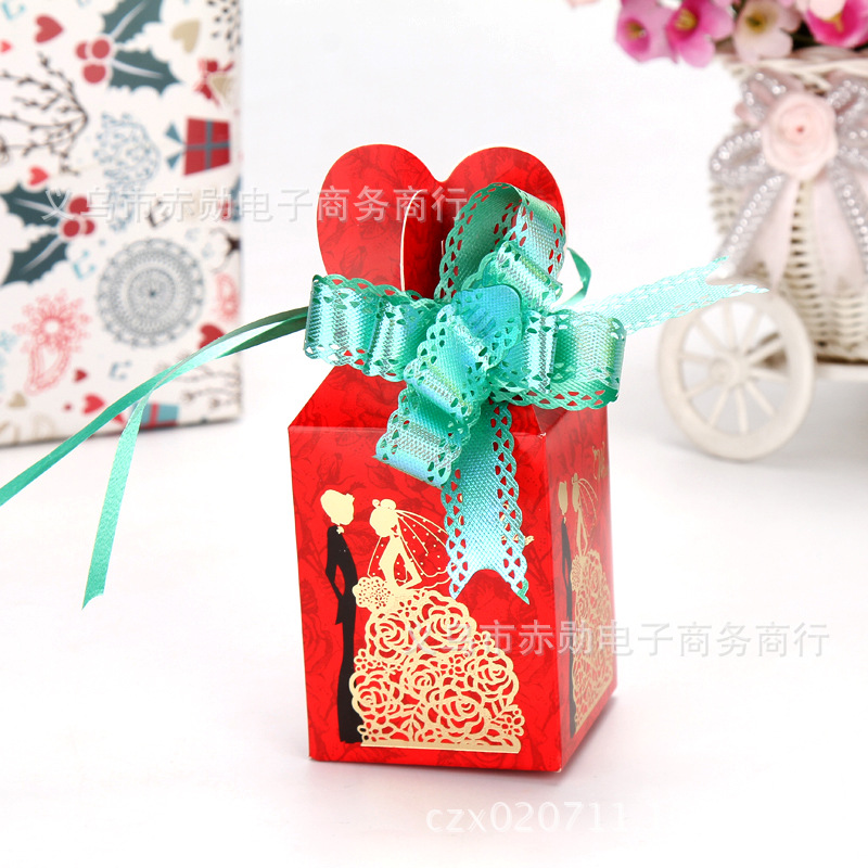 N ° 18 de encaje hueco del arco iris de La Flor de la mano sacó la decoración de embalaje de regalo bolsa de Navidad manzana boda celebración decoración cajón