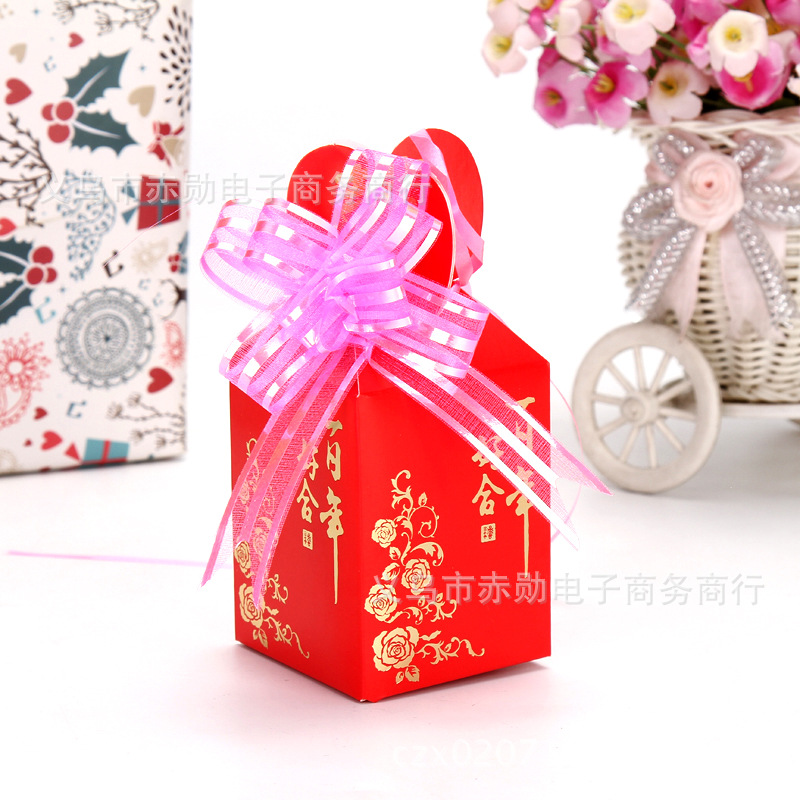 18 tamaño pequeño hilo de nieve dibujado a mano flor regalo embalaje dibujo flor bolsa de Navidad manzana decoración corbata flor cinta al por mayor