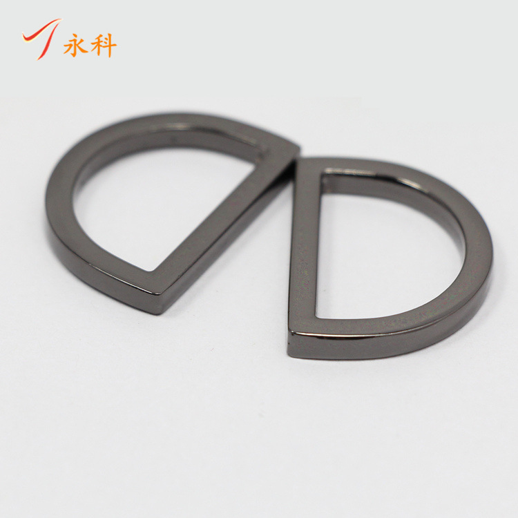 厂家直营_高品质箱包扣_金属d扣_6分D扣_手提包带扣_手袋五金配件