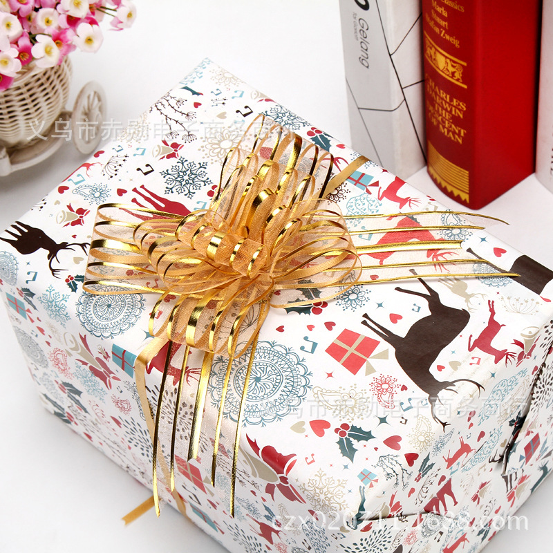 Fábrica al por mayor 50mm hilo de nieve mano-Tirado flor boda coche decoración boda suministros boda habitación decoración regalo embalaje cinta