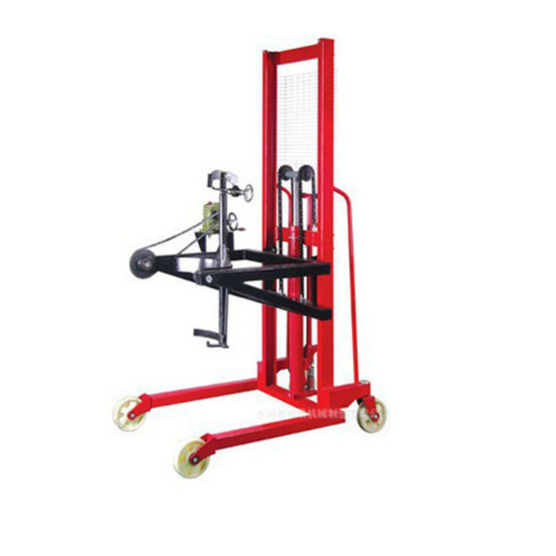可倾式油桶搬运车 圆桶液压升高油桶搬运车 升降车 液压堆高车