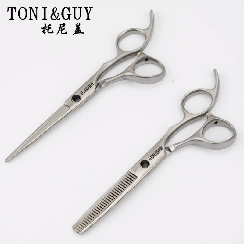 Стрижка ножницы Tony Gaifa Hair Scissors плоско-зубые Обрезать челку Тонкие ножницы для стрижки