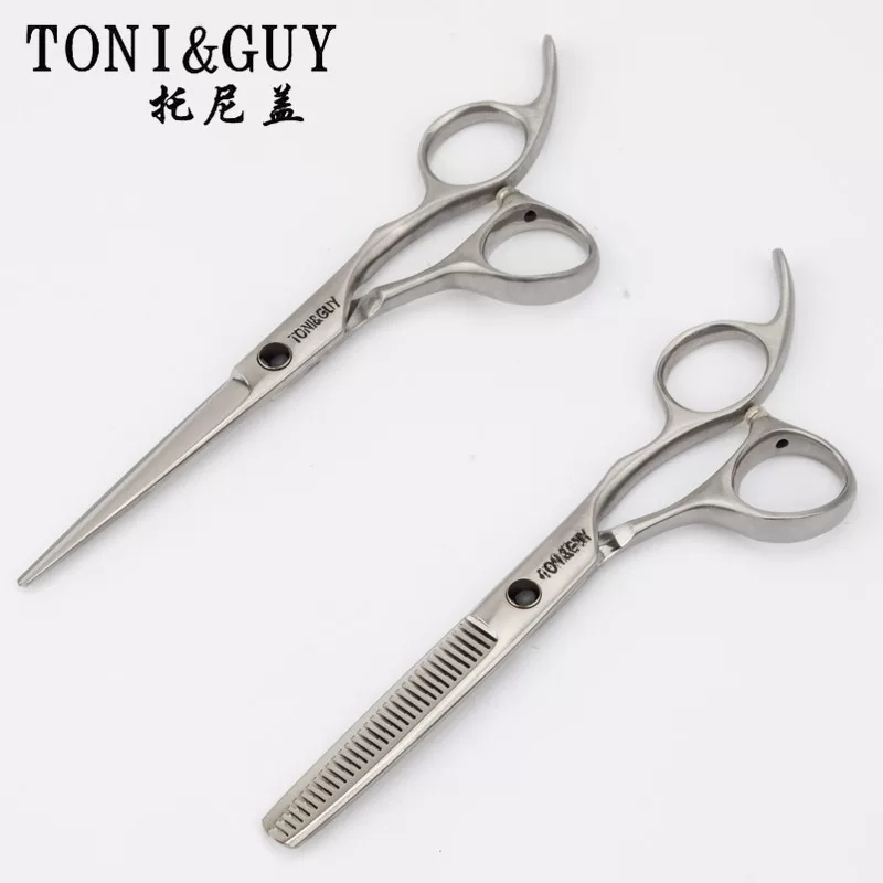 Стрижка ножницы Tony Gaifa Hair Scissors плоско-зубые Обрезать челку Тонкие ножницы для стрижки