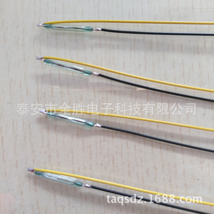 山东厂家焊接干簧管，OKI干簧管，干簧管剪脚 干簧管加工