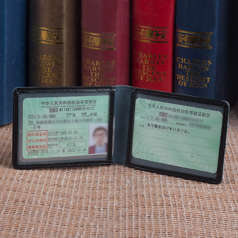 Driver's license set driving card set cowhide certificate set color driving license package leather simplicity ultra -thin document set