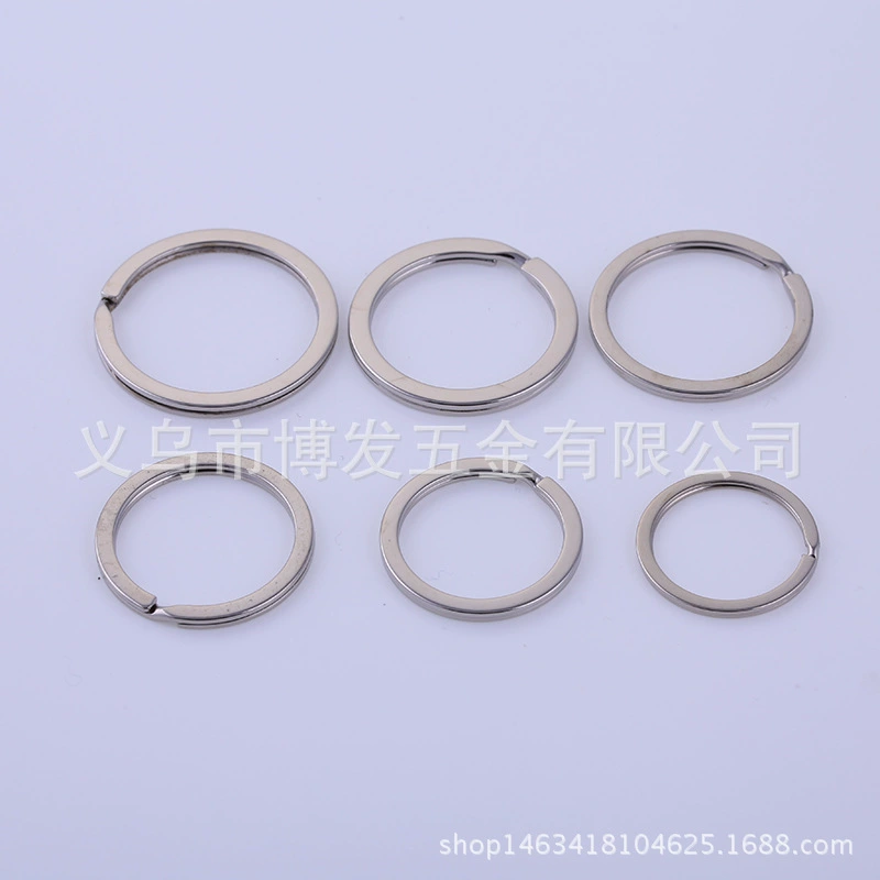 Прямые поставки с фабрики: плоские кольца для ключей, ювелирные аксессуары, металлические брелоки, аксессуары для ключей, металлические украшения.