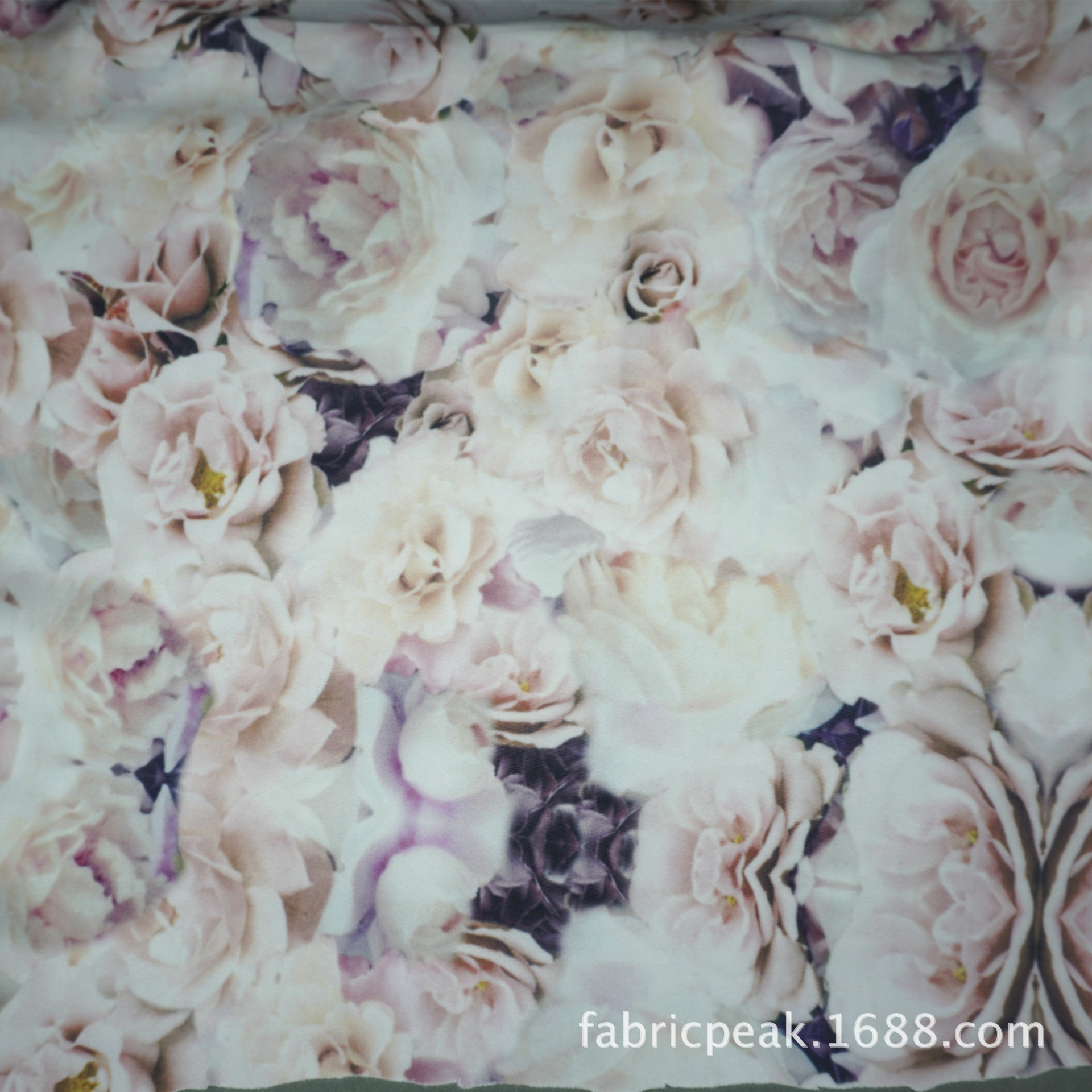 全涤纶长纤双面布布料 数码热转移印花 牛奶丝 来图设计生产