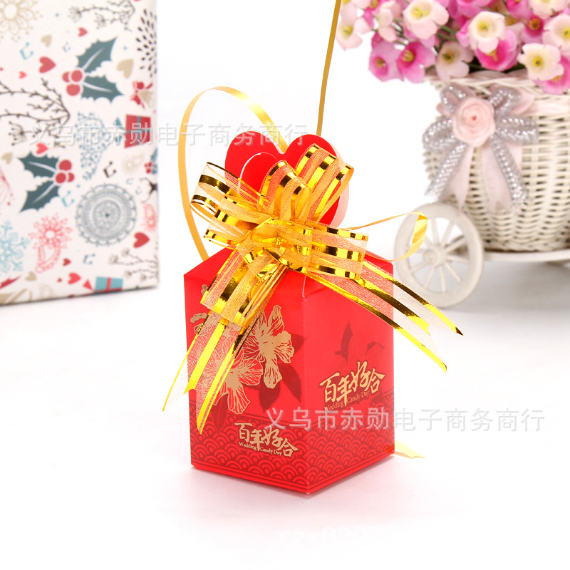 18 tamaño pequeño hilo de nieve dibujado a mano flor regalo embalaje dibujo flor bolsa de Navidad manzana decoración corbata flor cinta al por mayor