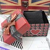 Watch box heart-shaped, jewelry, storage system, necklace and bracelet