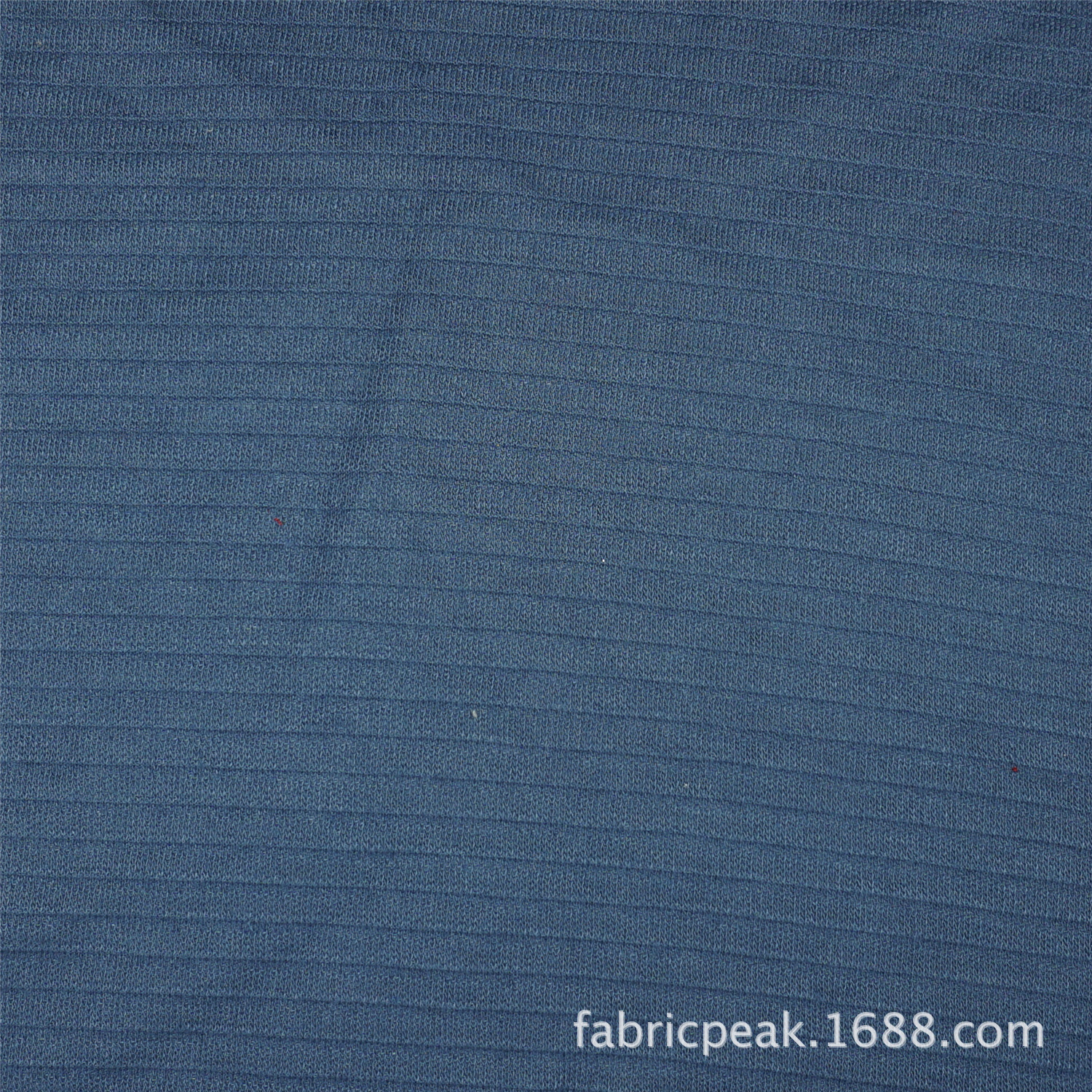 短纤涤纶提花布针织面料 服装布料 可数码热转移印花坑条罗纹