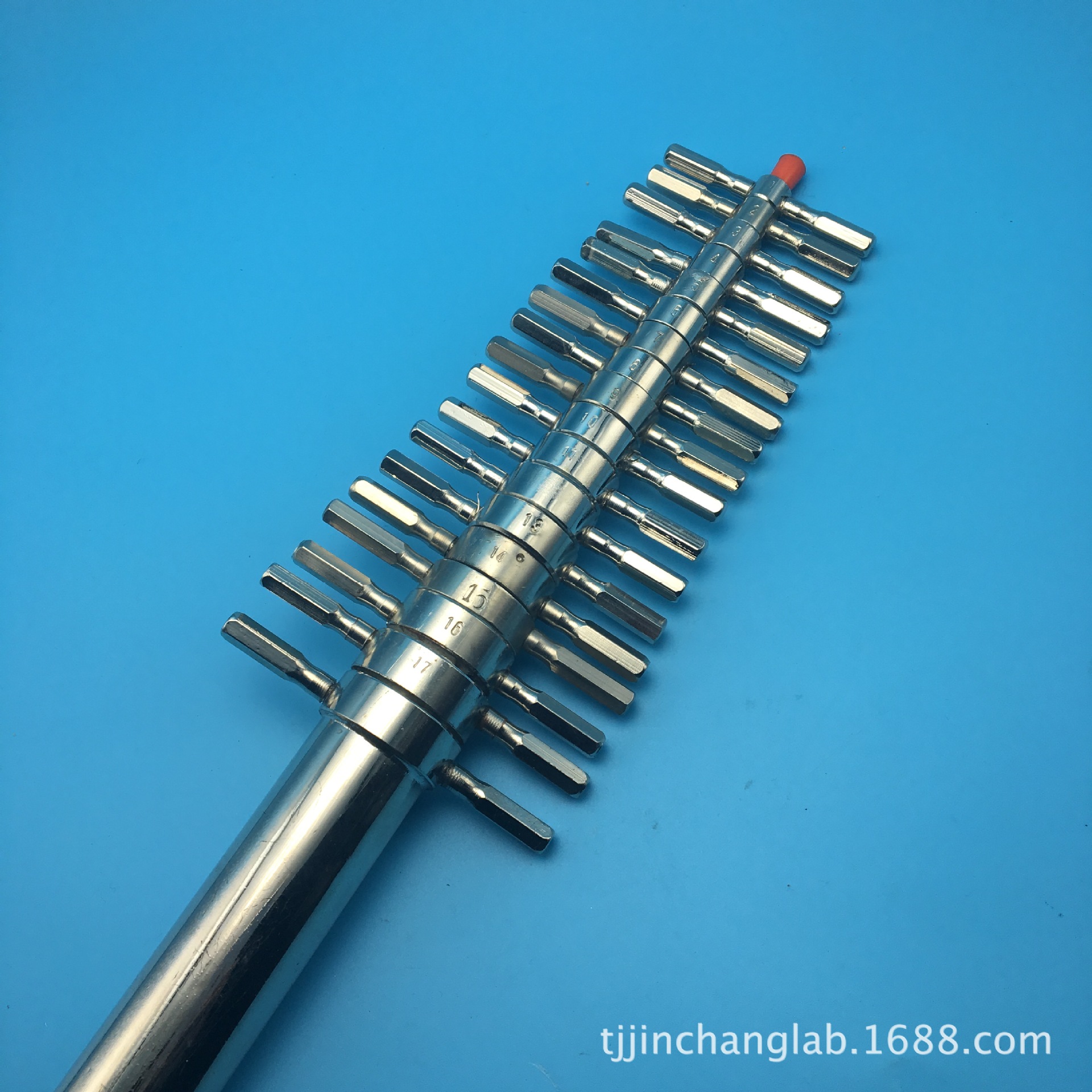 CB580-18铜电镀打孔器18件套 18*1出口型 实验室打孔器