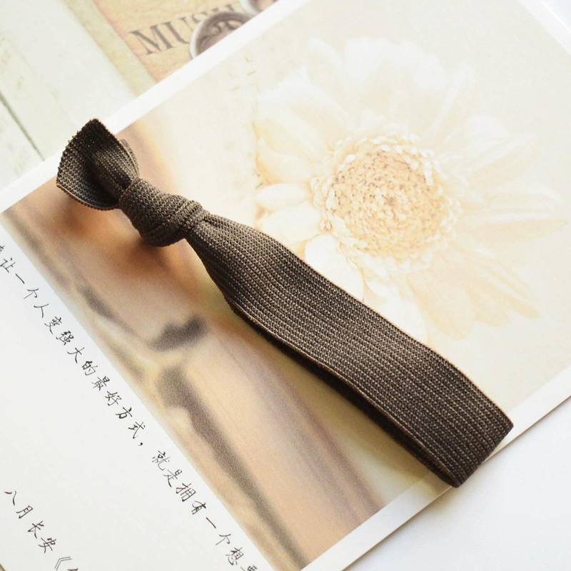 [糖果色高弹打结发圈 卡装打结发圈  高弹Hair tie 糖果色打结发圈]
