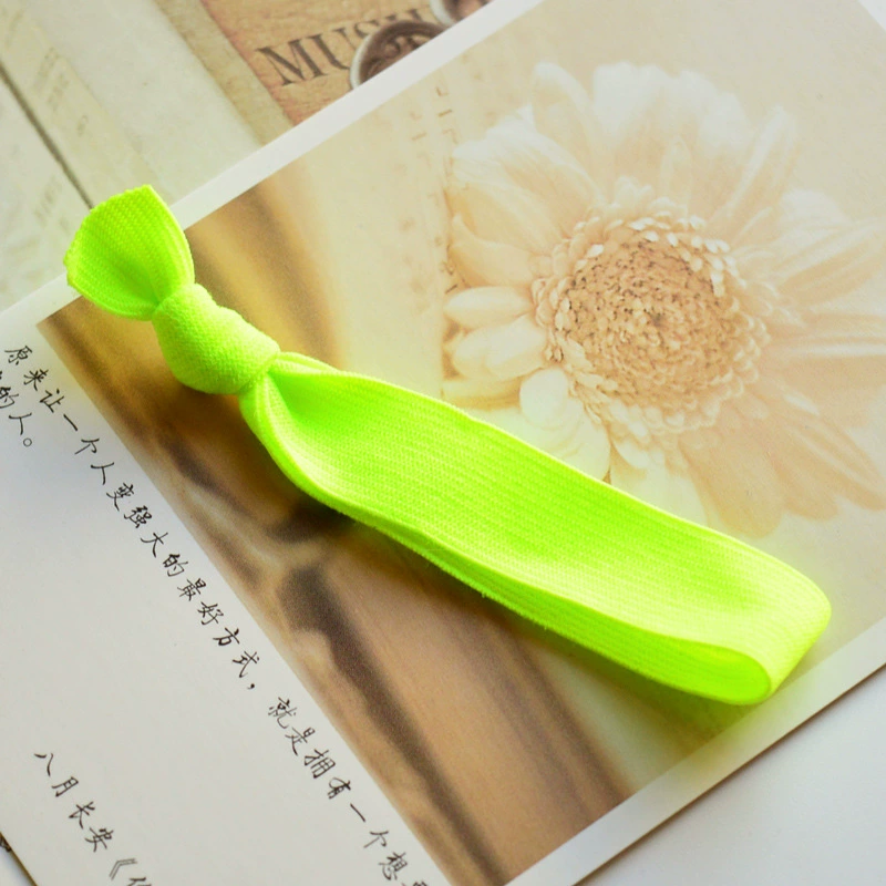 [糖果色高弹打结发圈 卡装打结发圈  高弹Hair tie 糖果色打结发圈]