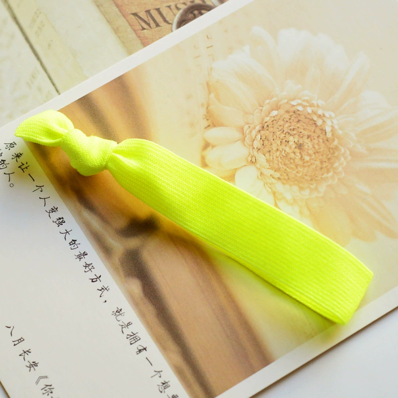 [糖果色高弹打结发圈 卡装打结发圈  高弹Hair tie 糖果色打结发圈]