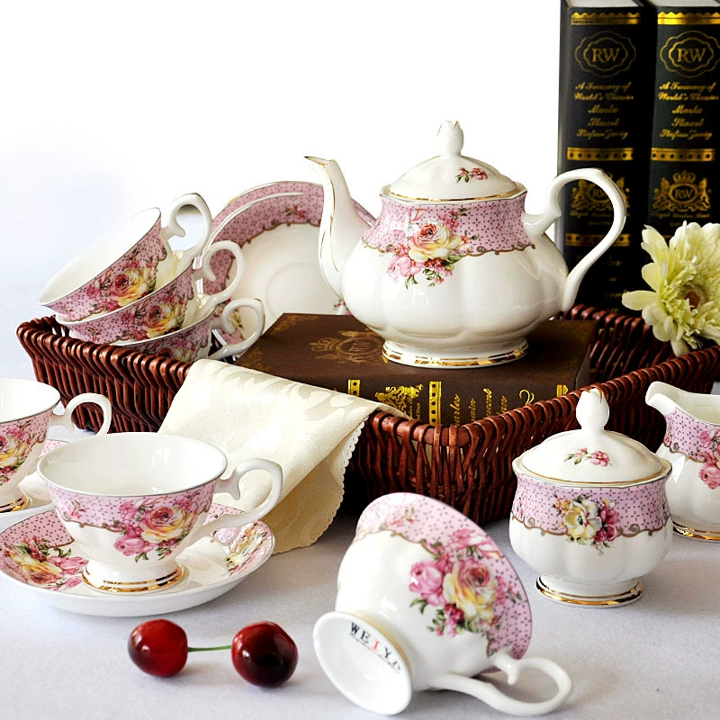 Coffee tea set, afternoon tea, Birthday gift