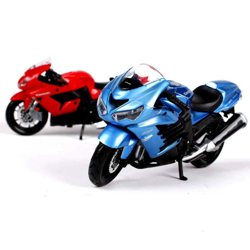 Оптовая продажа 1:18 Meichi Tuya Maha модель мотоцикла, модель мотоцикла Kawasaki H2R, украшение