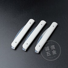 厂家直供 新款手袋箱包五金包夹配件 笔记本五金弯边包边铁夹