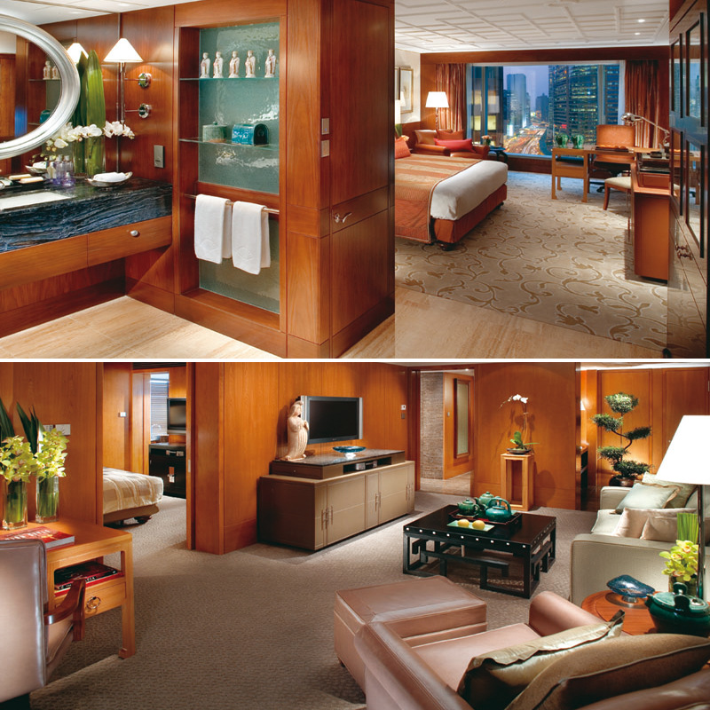 Hotel Room Furniture Manufacturer Direct Sales Suite Type Complete Set of Model Room Leisure Tables and Chairs European Style High Box Bed