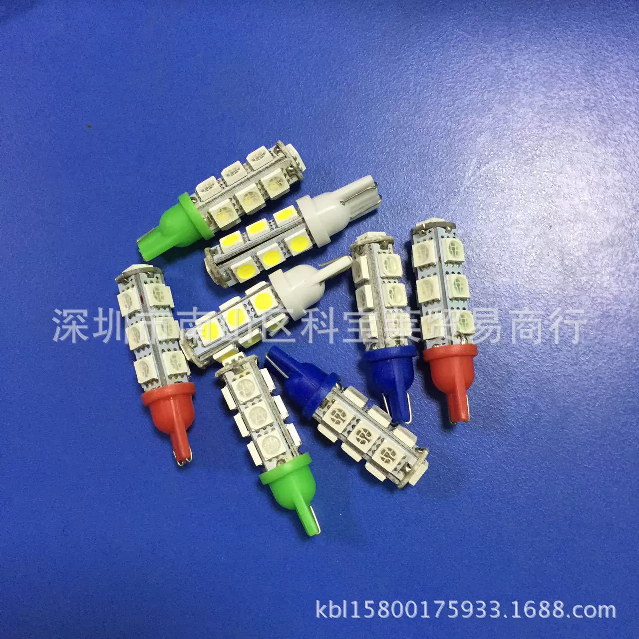 Светодиодный фонарь для мотоцикла T10 W5W 5050 SMD, 13 головок, светильник для номерного знака, задний индикатор ширины T10