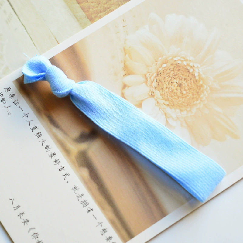 [糖果色高弹打结发圈 卡装打结发圈  高弹Hair tie 糖果色打结发圈]