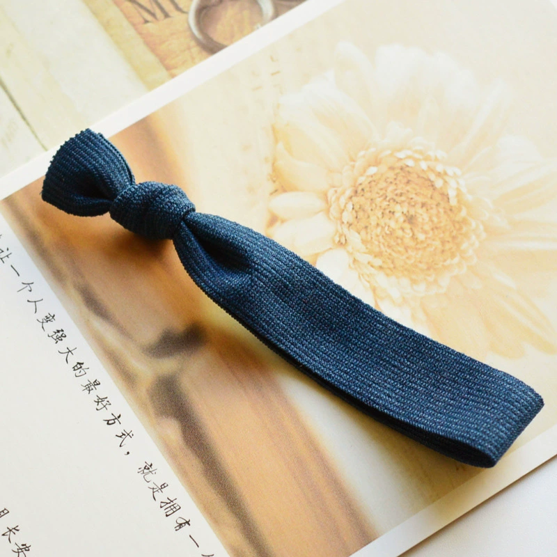 [糖果色高弹打结发圈 卡装打结发圈  高弹Hair tie 糖果色打结发圈]