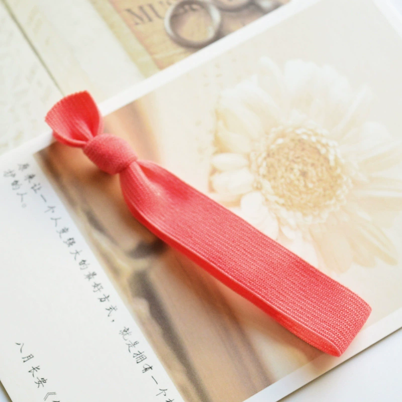[糖果色高弹打结发圈 卡装打结发圈  高弹Hair tie 糖果色打结发圈]