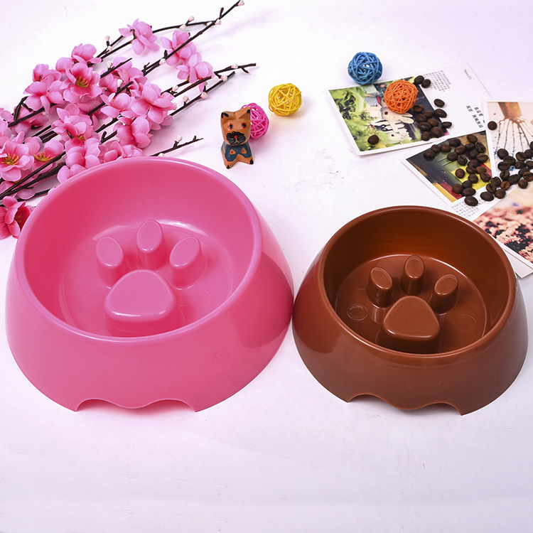 狗狗慢食碗小号宠物防噎助消化幼犬专用秋田犬适用阻食盆耐咬