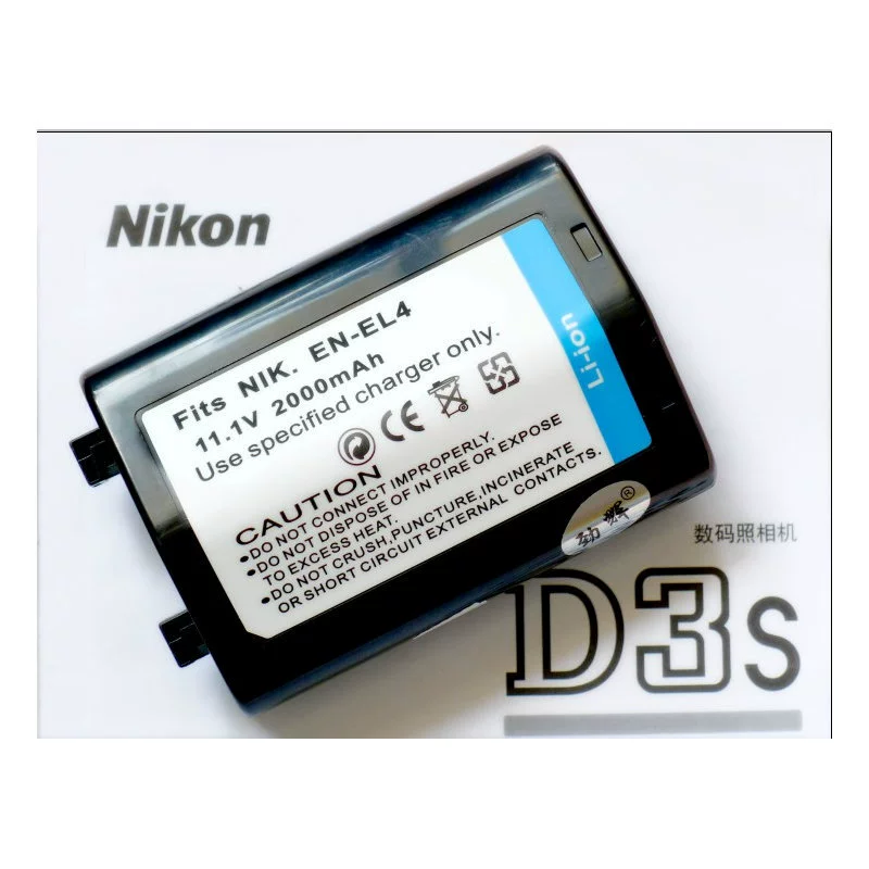 Совместимый аккумулятор Nikon для камеры 4A D2 D2 D2× D2× D3 D3 3S