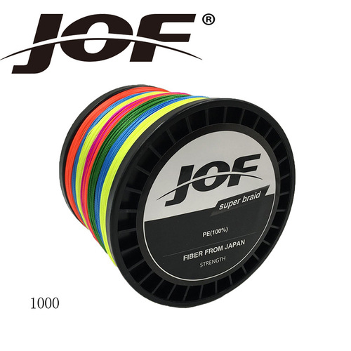 JOF Xinli fishing gear 8 braid PE Dalima colorful fishing line 1000 meters anti-biting line fishing line fishing line cross-border