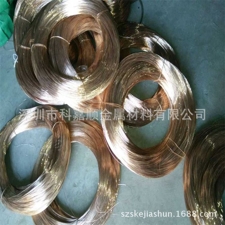 供应QBe2.0铍青铜线 半硬铜丝线 高耐磨焊机铍铜线 规格齐全