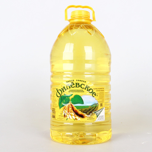 Russian original imported Filevskaye soybean oil vegetable edible oil 5L barreled household gifts wholesale
