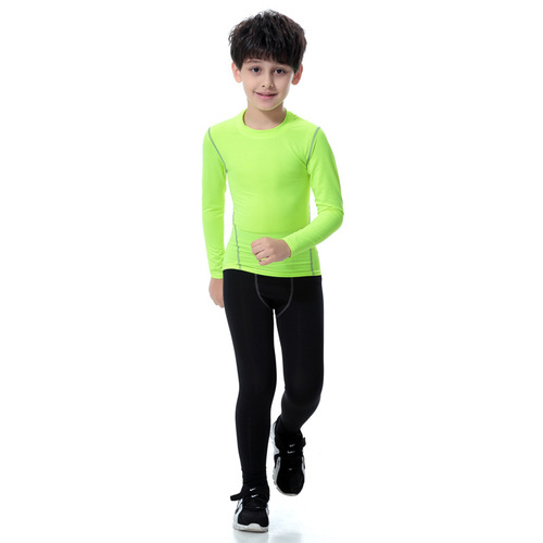 Children's clothing boys and girls tight-fitting PRO sports fitness training running long and short-sleeved clothes elastic quick-drying shorts and trousers