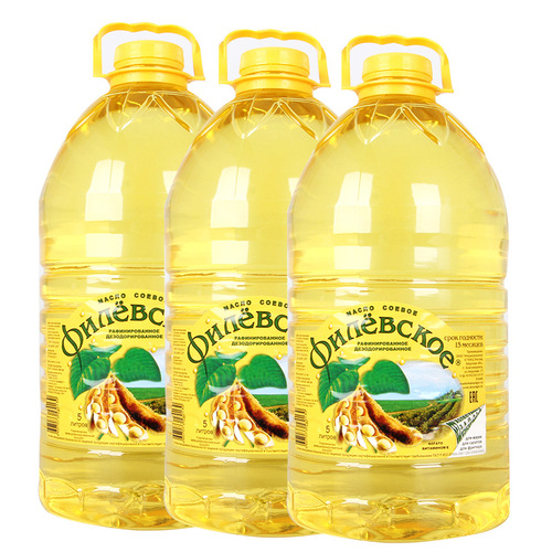 Russian original imported Filevskaye soybean oil vegetable edible oil 5L barreled household gifts wholesale