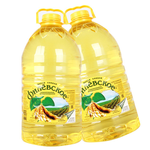 Russian original imported Filevskaye soybean oil vegetable edible oil 5L barreled household gifts wholesale