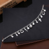 Accessory, fashionable handle, bracelet, European style, silver 925 sample, simple and elegant design