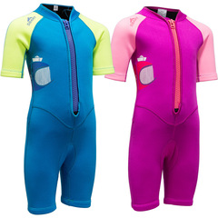2MM wetsuit for children, boys and girls, jellyfish sun protection surfing suit, one-piece warm and thickened children's swimsuit