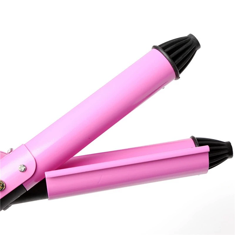 Three-Bar Curling Iron (junjn 928) — Triple Barrel 22/25 mm, 220 V, Quick Heat
