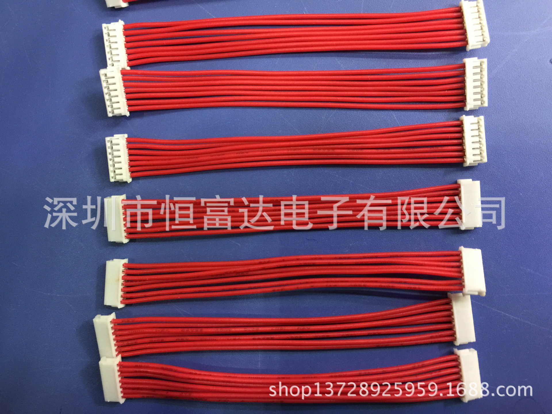 生产ZH1.5间距7P端子线 间距1.5MM-7P端子连接线 7P电子线 高温线