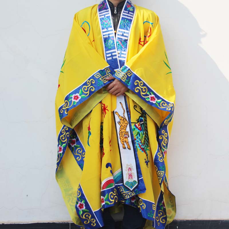 厂家批发双龙道袍道士法师衣服经衣龙袍高功衣道士衣服