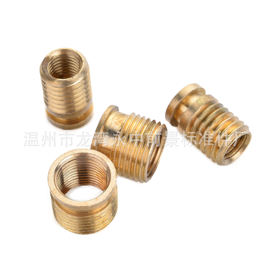 厂家批发 非标定 制铜螺母 内外牙铜螺母  连接铜螺母 按图打样