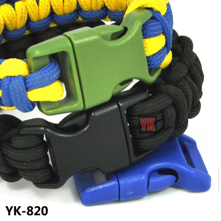 Plastic lighter, whistle with clasp, woven bag accessory, backpack