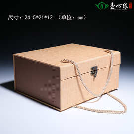 厂家销售紫砂壶锦盒加大礼品包装盒亚麻布一壶两杯套壶高档礼品盒