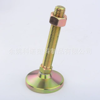 厂家供应/8-11牙关节蹄脚黄彩锌调节脚，万向调节地脚