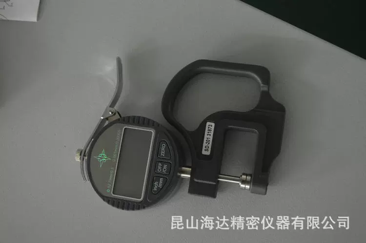 Kunshan Haida точечная поставка цифровой дисплей тканевый толщиномер бумаги цифровой дисплей резиновый пластиковый толщиномер