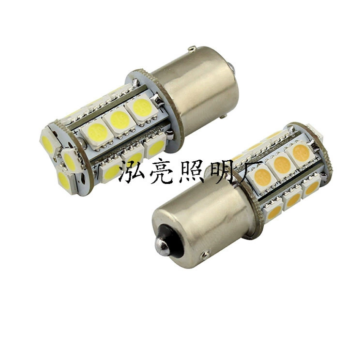 Автомобильный светодиодный свет 24V 1156 стоп-сигнал 1142 поворотник 1157 фонарь заднего хода 18SMD 3 core 5050
